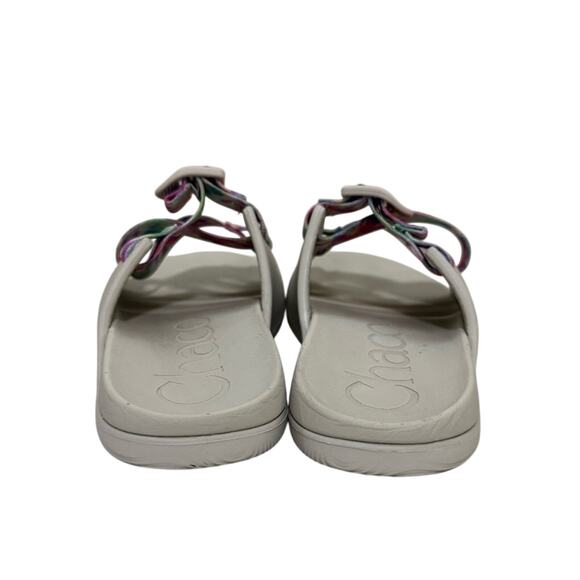 Chaco Chillos Slide Big Kid Tie Dye Sandals Slip-On Junior Girls Size 5 - Picture 6 of 8